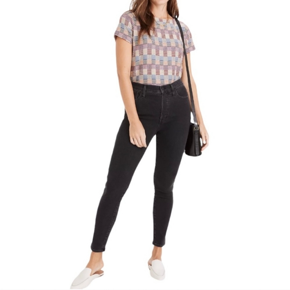 Madewell Black 10" High Rise Skinny Jeans NWT